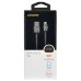 Кабель Digma LIGHT-1.2M-G USB (m)-Lightning (m) 1.2м темно-серый