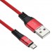 Кабель Digma MICROUSB-1.2M-BRAIDED-R USB (m)-micro USB (m) 1.2м красный