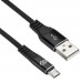 Кабель Digma MICROUSB-1.2M-BRAIDED-BLK USB (m)-micro USB (m) 1.2м черный