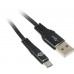 Кабель Digma MICROUSB-3M-BRAIDED-BLK USB (m)-micro USB (m) 3м черный