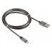 Кабель Digma MICROUSB-1.2M-BRAIDED-G USB (m)-micro USB (m) 1.2м темно-серый