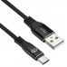 Кабель Digma TYPE-C-1.2M-BRAIDED-BLK USB (m)-USB Type-C (m) 1.2м черный