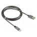 Кабель Digma TYPE-C-1.2M-BRAIDED-G USB (m)-USB Type-C (m) 1.2м черный