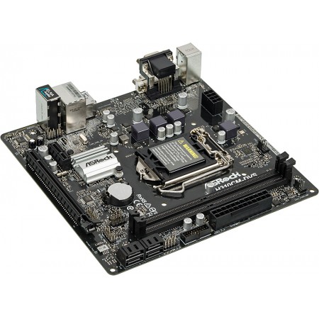 Материнская плата Asrock H310CM-DVS Soc-1151v2 Intel H310C 2xDDR4 mATX AC`97 8ch(7.1) GbLAN+VGA+DVI