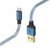 Кабель Hama 00178300 USB (m)-Lightning (m) 1.5м синий