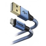 Кабель Hama 00178300 USB (m)-Lightning (m) 1.5м синий