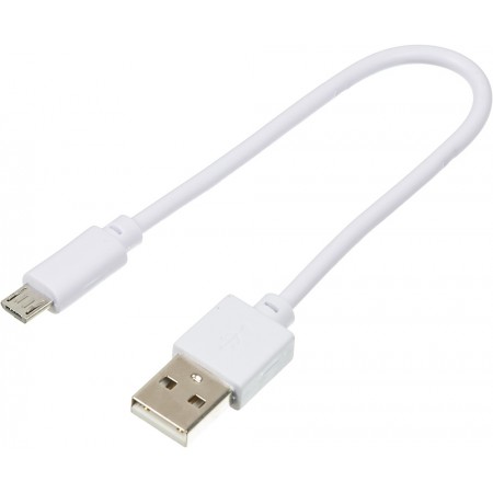 Кабель Digma MICROUSB-0.15M-WH USB (m)-micro USB (m) 0.15м белый