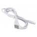 Кабель Digma LIGHT-1.2M-WH USB (m)-Lightning (m) 1.2м белый