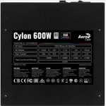 Блок питания Aerocool ATX 600W CYLON 600 80+ (20+4pin) APFC 120mm fan color 5xSATA RTL