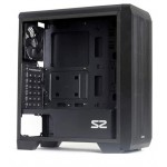 Корпус Zalman S2 черный без БП ATX 7x120mm 2xUSB2.0 1xUSB3.0 audio bott PSU