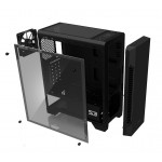 Корпус Zalman S3 черный без БП ATX 7x120mm 2xUSB2.0 1xUSB3.0 audio bott PSU