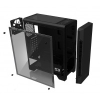 Корпус Zalman S3 черный без БП ATX 7x120mm 2xUSB2.0 1xUSB3.0 audio bott PSU