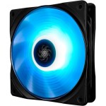 Вентилятор для корпуса Deepcool RF 120 RGB 120х120x25 черный 4-pin 27дБ (DP-FRGB-RF120-1C) Ret