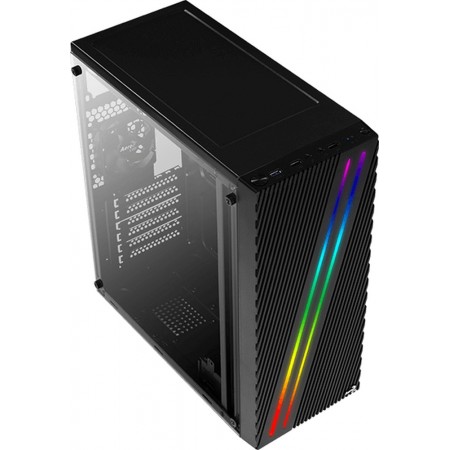 Корпус Aerocool Streak-A-BK-v1 черный без БП ATX 1x92mm 2x120mm 2xUSB2.0 1xUSB3.0 audio