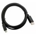 Кабель 1.2v ver2.0 DisplayPort (m) HDMI (m) 3м черный