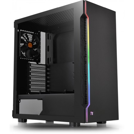 Корпус Thermaltake H200 TG RGB черный без БП ATX 5x120mm 5x140mm 2xUSB3.0 audio bott PSU