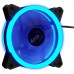 Вентилятор для корпуса Aerocool Rev LED 120х120 черный 3-pin 15дБ (REV BLUE 120) Ret