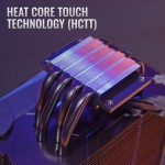 Устройство охлаждения(кулер) Aerocool Cylon 4 ARGB Soc-AM5/AM4/1151/1200/2066/1700 черный 4-pin 14-26dB Al+Cu 145W 550gr Ret (CYLON 4 ARGB PWM 4P)