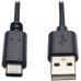 Кабель Tripplite U038-003 ver2.0 USB (m)-USB Type-C (m) 0.9м черный