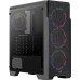 Корпус Aerocool Ore Saturn FRGB-G-BK-v1 черный без БП ATX 3x120mm 2xUSB2.0 1xUSB3.0 audio bott PSU