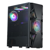 Корпус Formula CL-3303B RGB черный без БП ATX 2xUSB2.0 1xUSB3.0 audio bott PSU