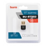 Адаптер USB Buro BU-BT502 BT5.0+EDR class 1.5 20м черный