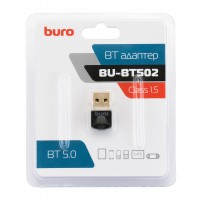 Адаптер USB Buro BU-BT502 BT5.0+EDR class 1.5 20м черный