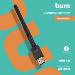 Адаптер USB Buro BU-BT50C BT5.0+EDR class 1 100м черный