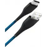 Кабель BoraSCO Fishbone 38505 USB (m)-USB Type-C (m) 1м синий