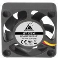 Вентилятор для корпуса Glacialtech GT Ice 4 40х40x10 черный 3-pin 4-pin (Molex) 23дБ (CF-40100HD0AC0001) Ret