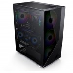 Корпус Formula V-LINE 7713 черный без БП ATX 3x120mm 6x140mm 2xUSB2.0 1xUSB3.0 audio bott PSU