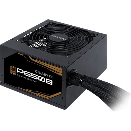 Блок питания Gigabyte ATX 650W GP-P650B 80+ bronze (20+4pin) APFC 120mm fan 6xSATA RTL