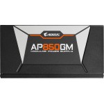 Блок питания Gigabyte ATX 850W AORUS GP-AP850GM 80+ gold 24pin APFC 135mm fan 6xSATA Cab Manag RTL