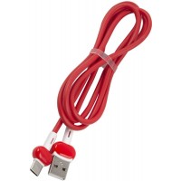 Кабель Redline Candy УТ000021994 USB (m)-USB Type-C (m) 1м красный Кабель Redline Candy УТ000021994 USB (m)-USB Type-C (m) 1м красный
