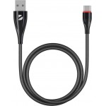 Кабель Deppa Ceramic 72288 USB (m)-USB Type-C (m) 1м черный