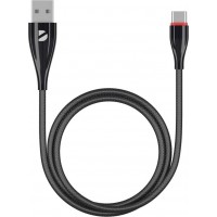 Кабель Deppa Ceramic 72288 USB (m)-USB Type-C (m) 1м черный