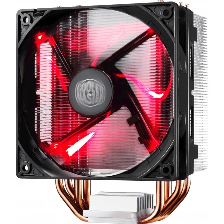 Устройство охлаждения(кулер) Cooler Master Hyper 212 LED Soc-AM4/1151/1200/2066 черный 4-pin 9-31dB Al+Cu 130W 634gr Ret (RR-212L-16PR-R1)