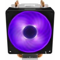 Устройство охлаждения(кулер) Cooler Master Hyper H410R RGB Soc-AM4/1151/1200/2066 черный 4-pin 6-29dB Al+Cu 120W 305gr Ret (RR-H410-20PC-R1)