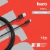 Кабель Buro USB-TC-1.2B3A USB (m)-USB Type-C (m) 1.2м черный