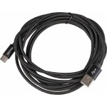 Кабель USB (m)-USB Type-C (m) 3м черный