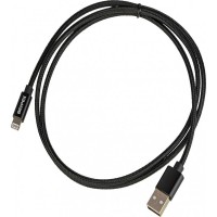 Кабель USB (m)-Lightning (m) 1м черный