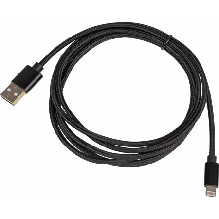 Кабель USB (m)-Lightning (m) 2м черный