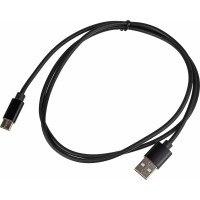 Кабель USB (m)-USB Type-C (m) 1м черный