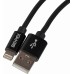 Кабель USB (m)-Lightning (m) 2м черный