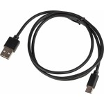 Кабель USB (m)-USB Type-C (m) 1м черный