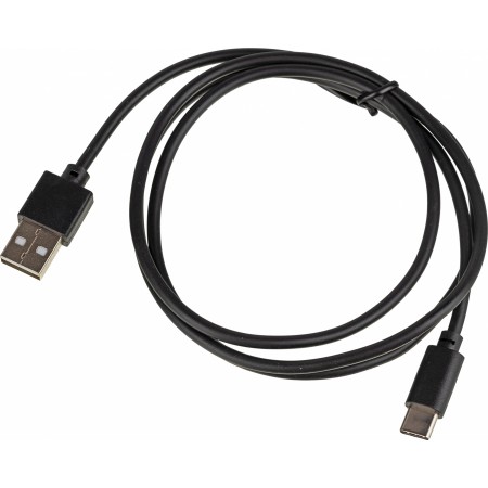 Кабель USB (m)-USB Type-C (m) 1м черный