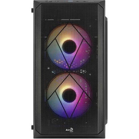 Корпус Aerocool CS-107-A-BK-v2 черный без БП mATX 1xUSB2.0 1xUSB3.0 audio