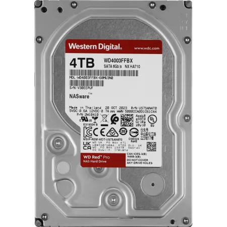 Жесткий диск WD SATA-III 4Tb WD4003FFBX NAS Red Pro (7200rpm) 256Mb 3.5"