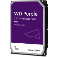 Жесткий диск WD SATA-III 1Tb WD10PURZ Surveillance Purple (5400rpm) 64Mb 3.5"