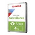 Жесткий диск Toshiba Original SATA-III 4Tb HDWT840UZSVA Surveillance S300 (5400rpm) 256Mb 3.5"